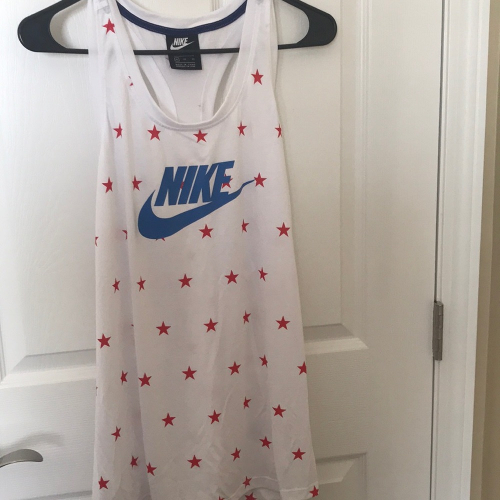Nike Red, White, blue tank